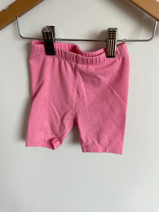 Pink Biker Shorts / 18-24m