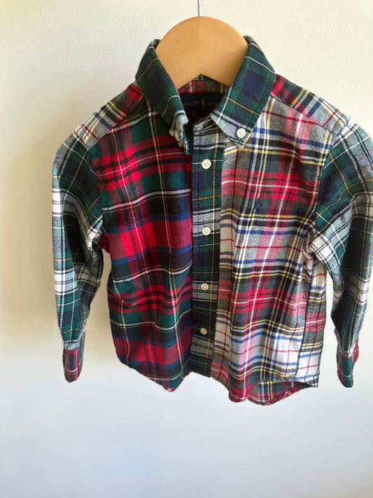Ralph Lauren Plaid Button Up / 2T