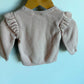 MinyMo Pink Organic Knit Cardigan / 3-6m
