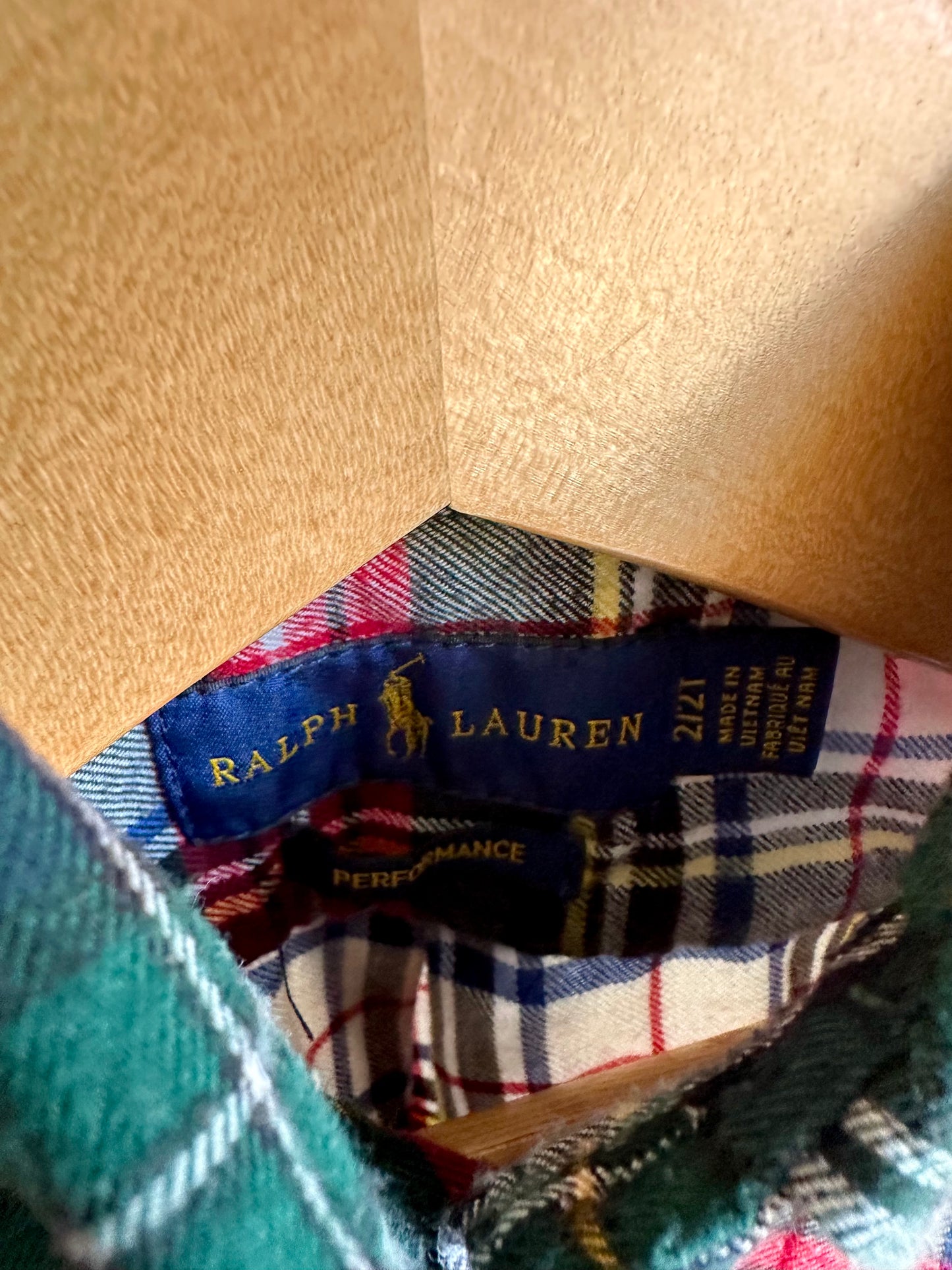 Ralph Lauren Plaid Button Up / 2T