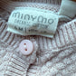 MinyMo Pink Organic Knit Cardigan / 3-6m