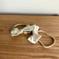 White + Moss Eyelet Headbands (2) / 0-6m