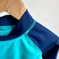 Long Sleeve Two Toned Blue Swim Top / 2T