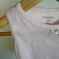 Pink Bow Tank Bodysuit / 6-9m