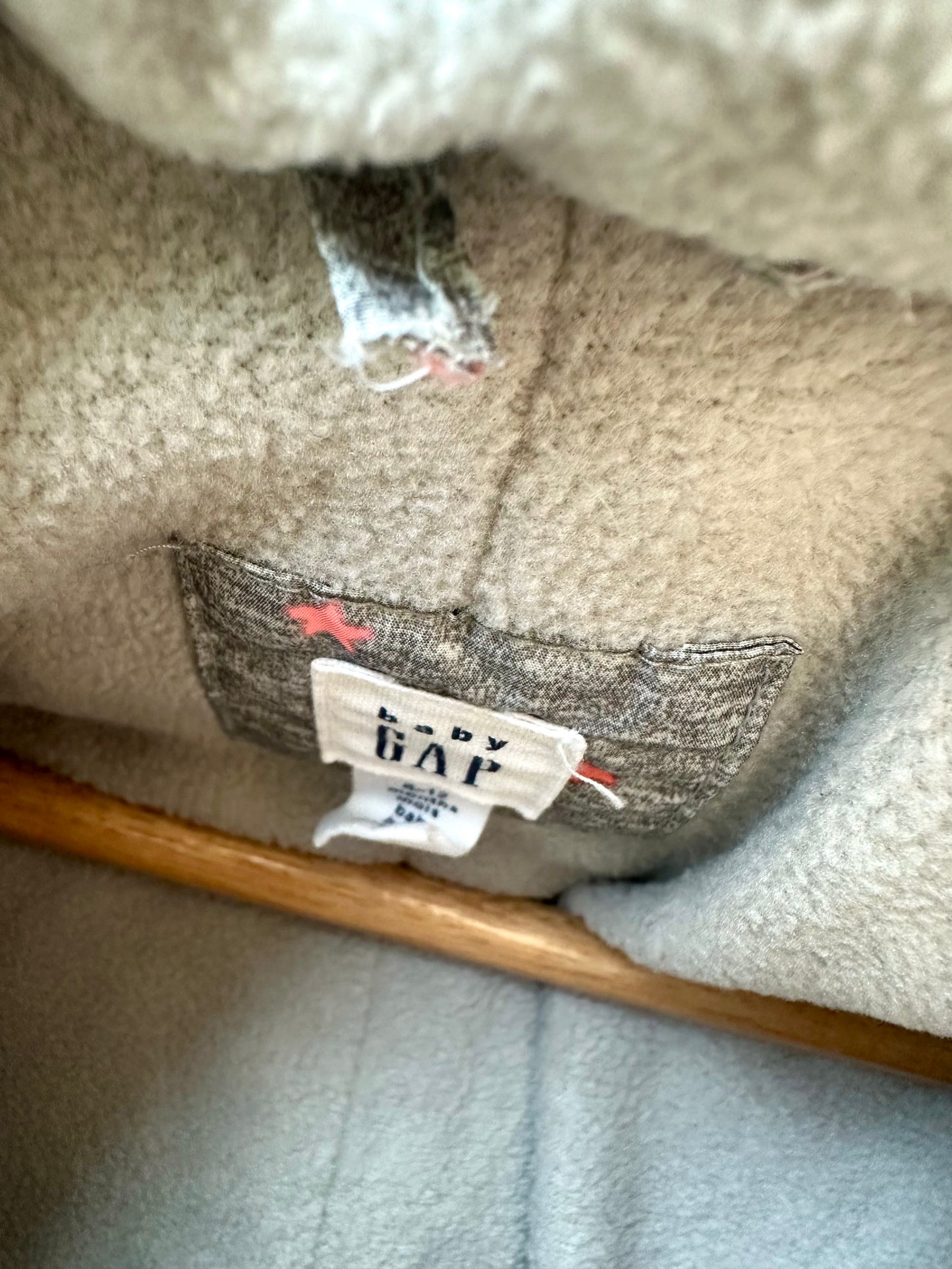Gap Grey Star Fleece Lined Winter Suit / 6-12m