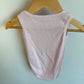Pink Bow Tank Bodysuit / 6-9m