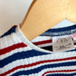 Zara Blue + Red Striped Top / 6-9m