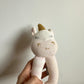 Knit Unicorn Rattle Toy