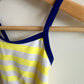 Striped Yellow Swimsuit / 6-12m