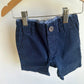 Navy Belt Loops Shorts / 2T