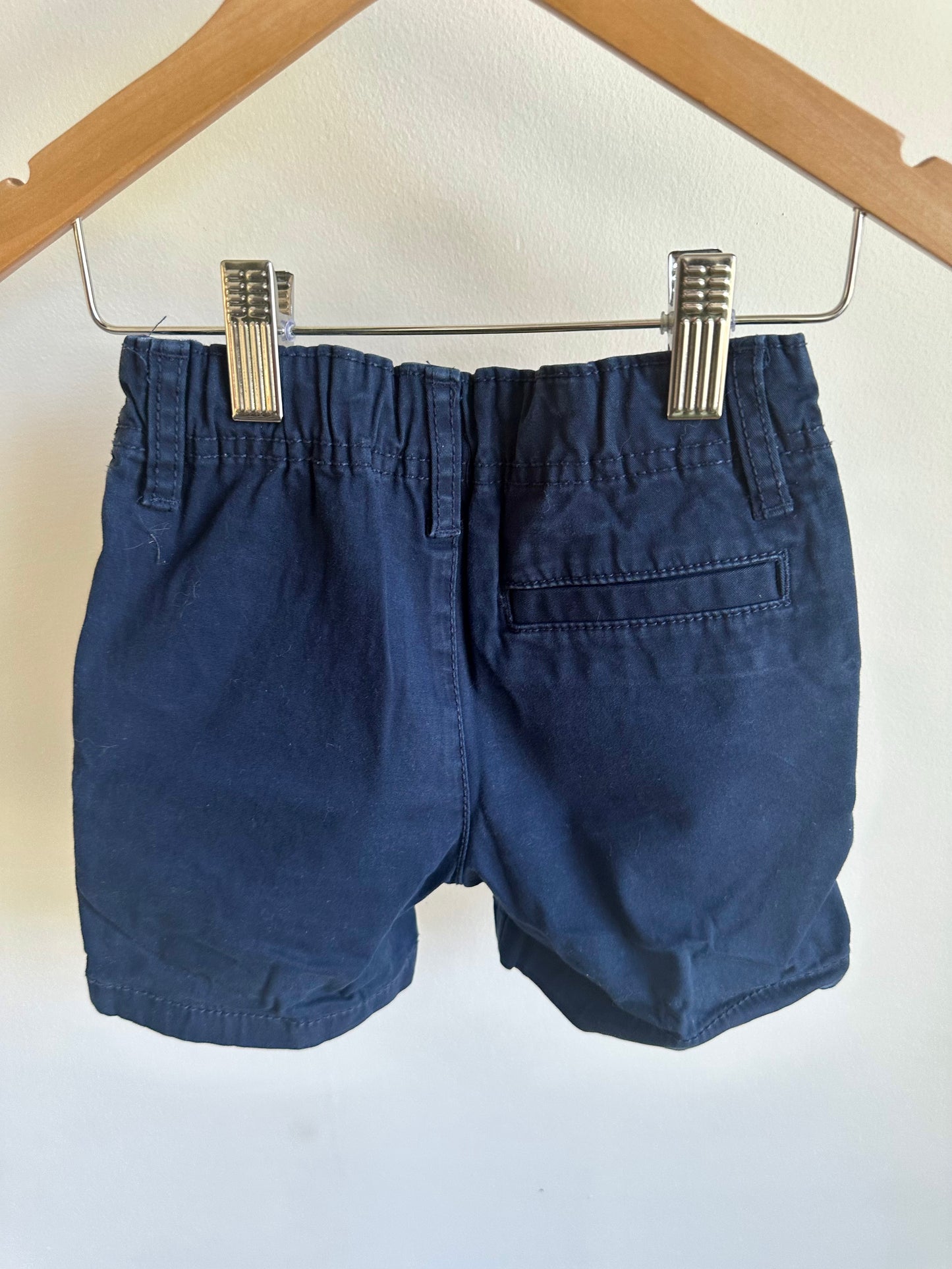 Navy Belt Loops Shorts / 2T
