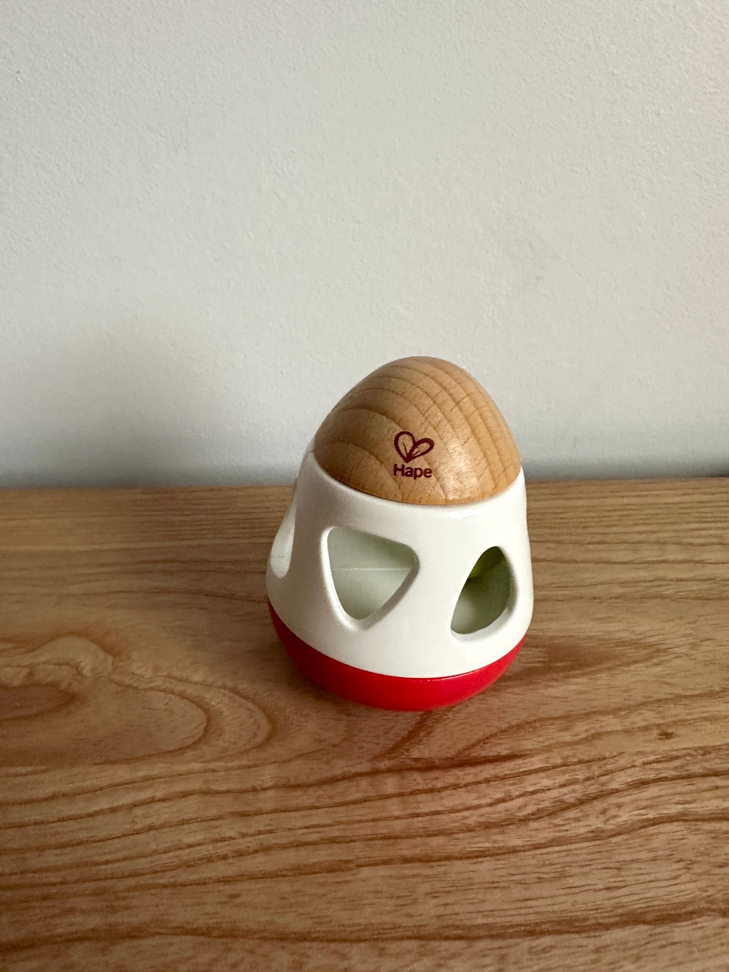 Hape Wooden Egg Rattle Toy
