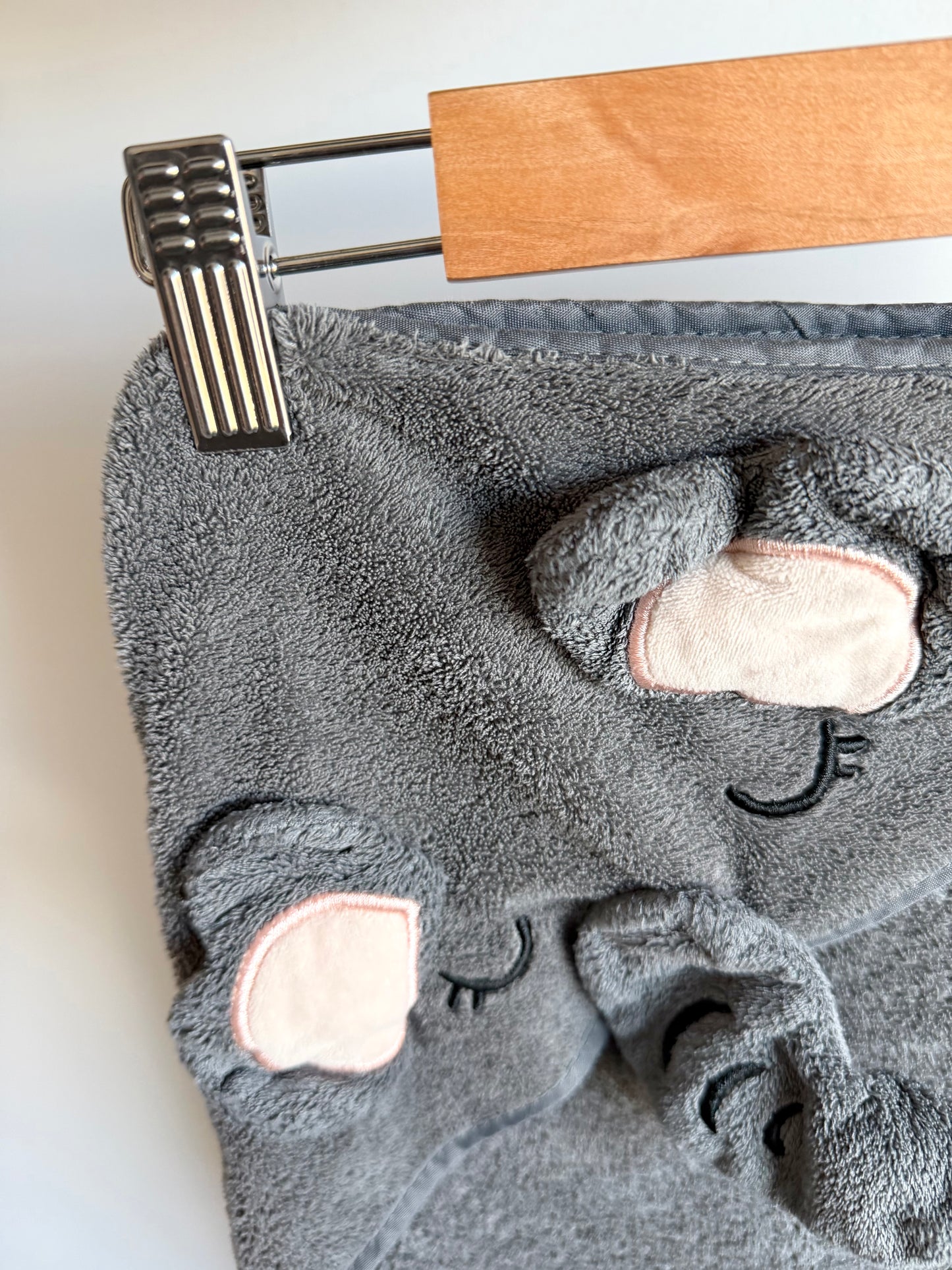 Dark Grey Elephant Towel