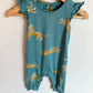 Tea Collection Ruffle Sleeve Lion Jumpsuit / 9-12m