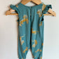 Tea Collection Ruffle Sleeve Lion Jumpsuit / 9-12m