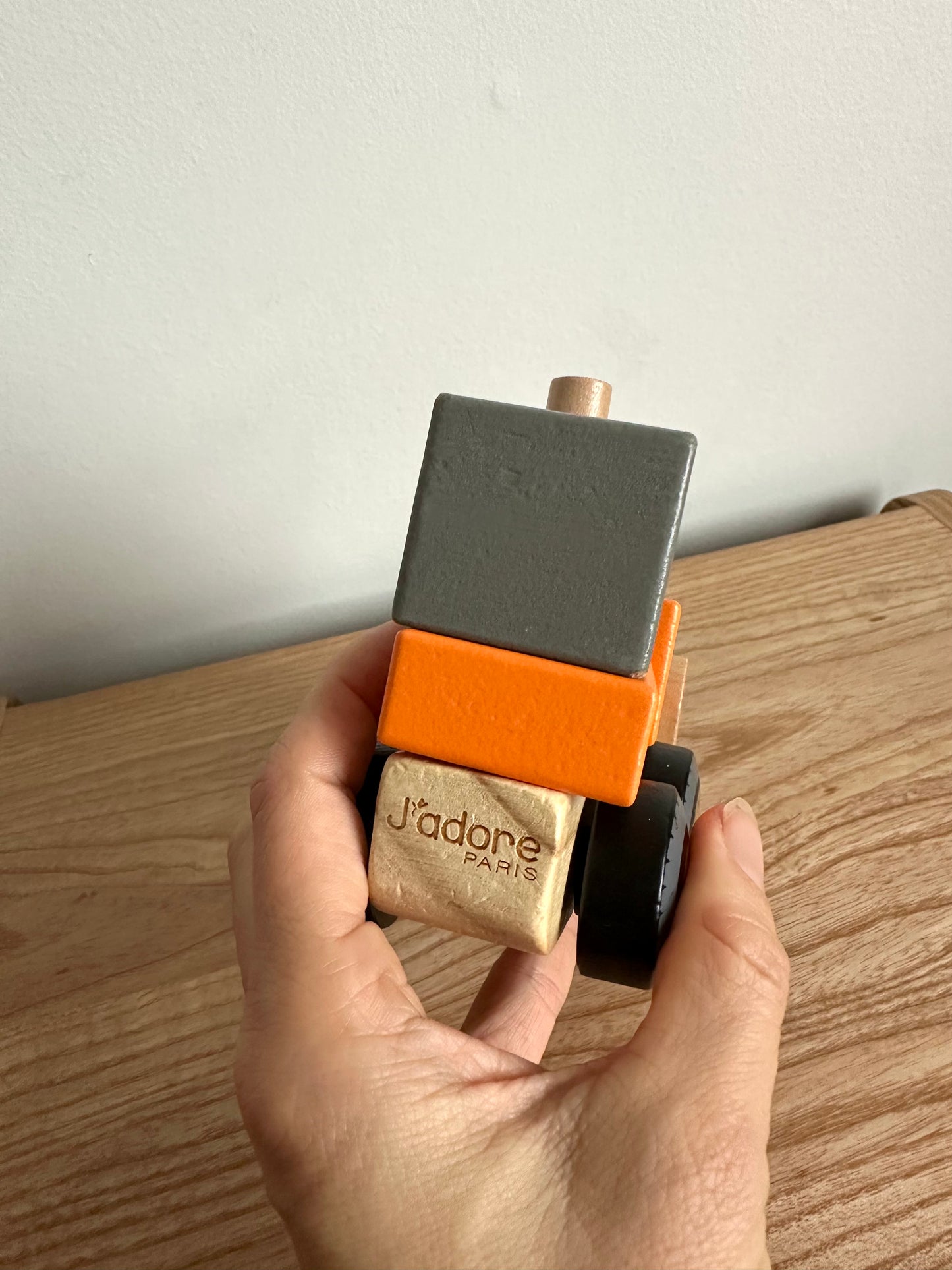 Wooden Construction Vehicle Toy