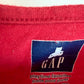 Red Peplum Long Sleeve Top / 3T