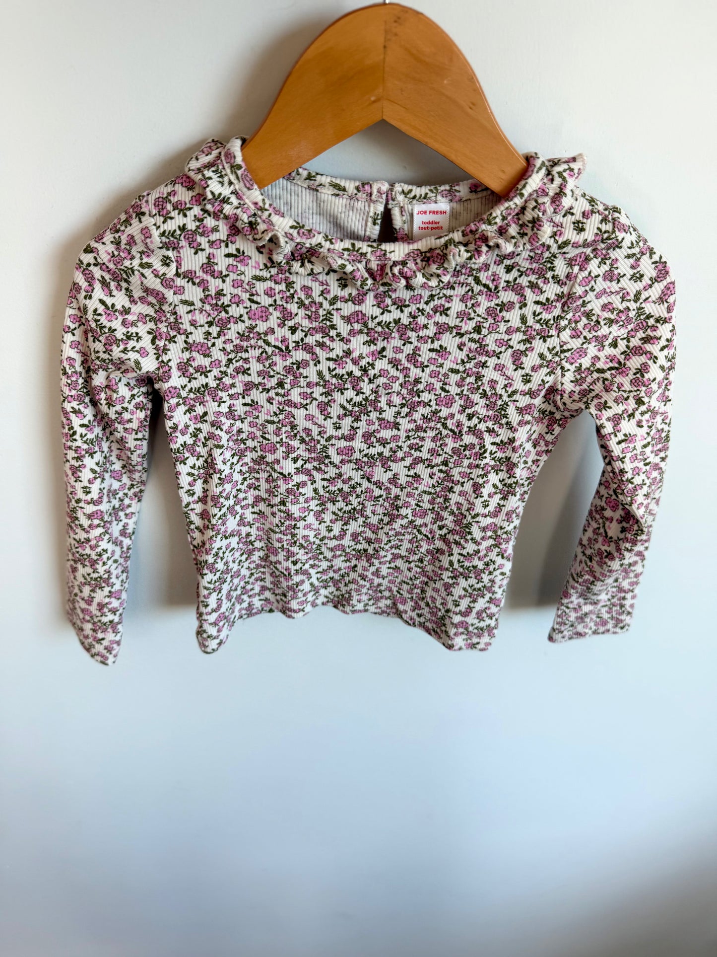 Floral Long Sleeve Floral Top / 3T