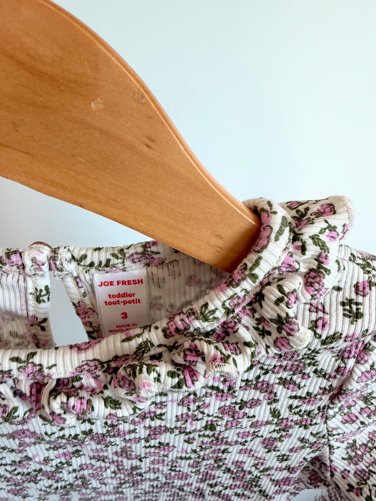 Floral Long Sleeve Floral Top / 3T