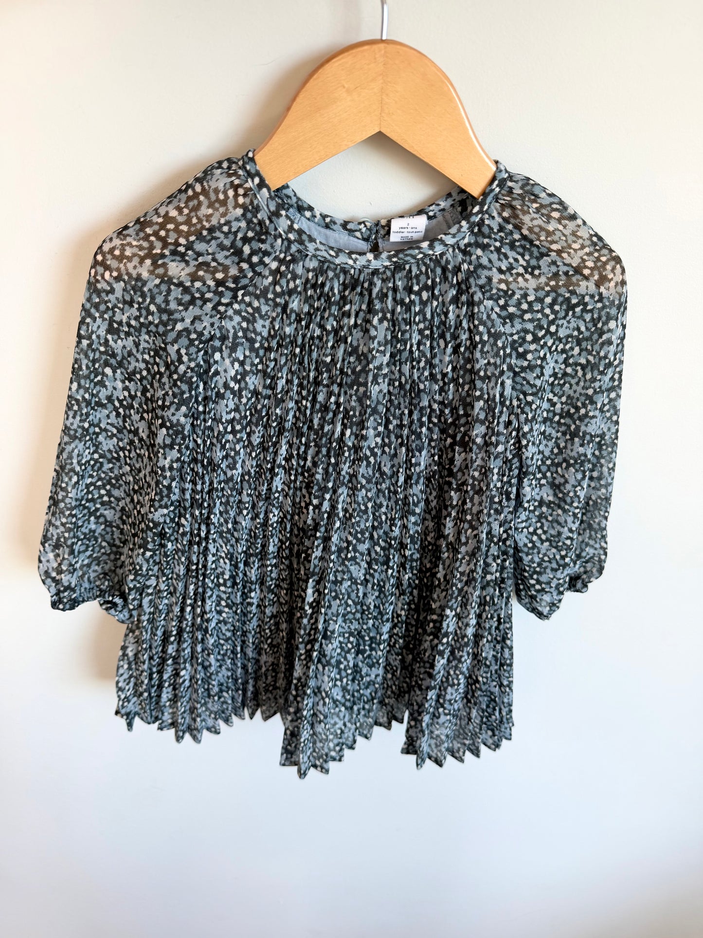 Gap Floral Blue Grey Dress / 2T