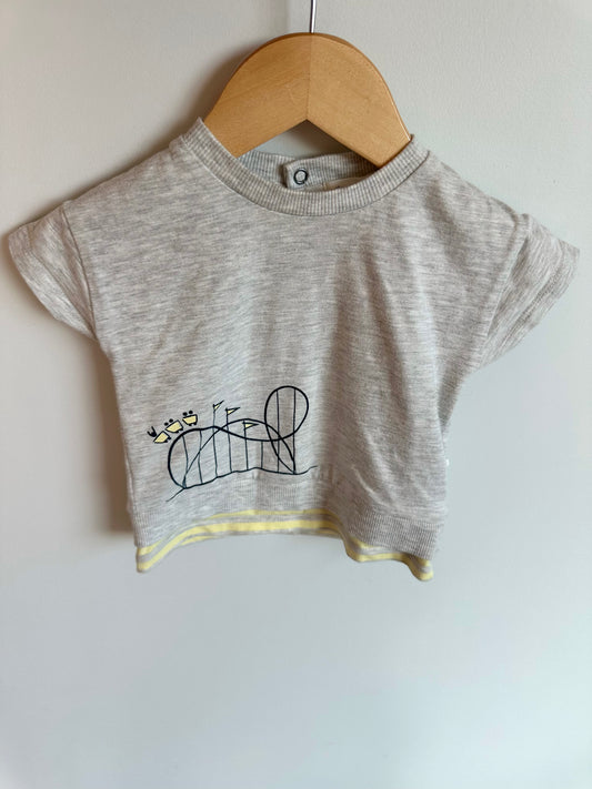 Miles Grey Rollercoaster T-shirt / 9m