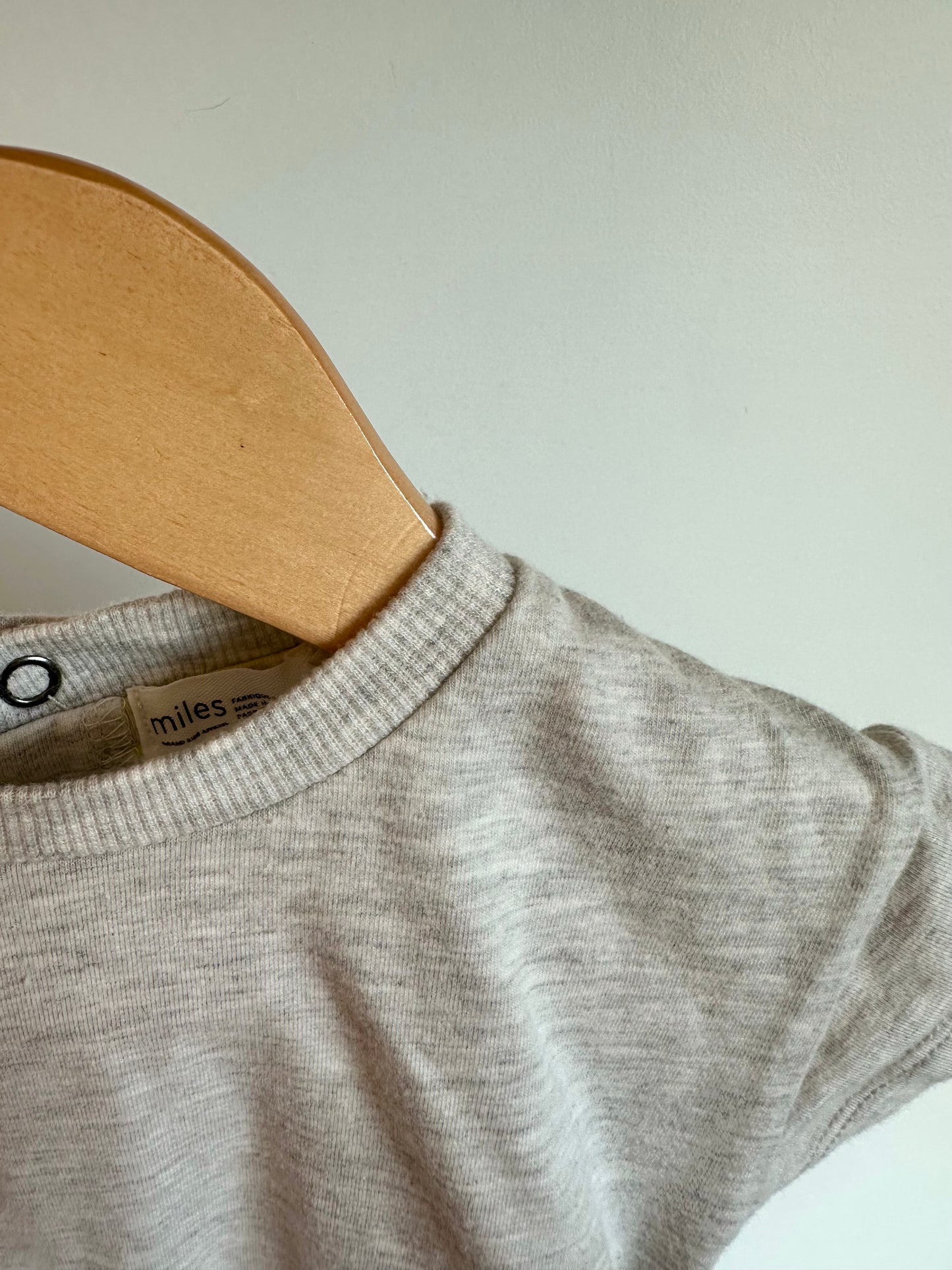 Miles Grey Rollercoaster T-shirt / 9m