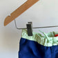 Navy with Green Trim Swim Shorts / 6-12m