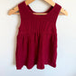 Red Cable Knit Tank Dress / 2T