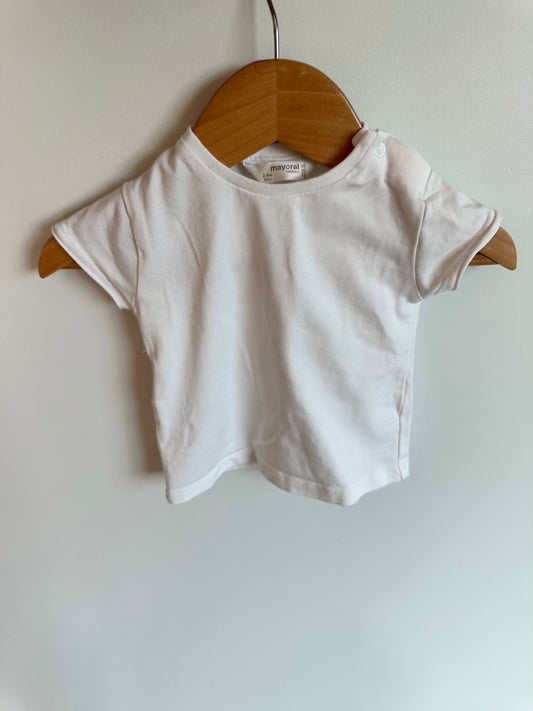 Mayoral White T-shirt / 2-4m