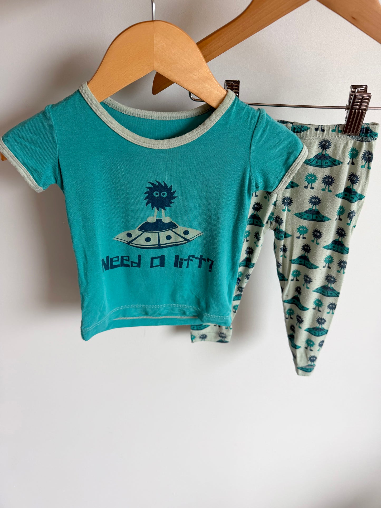 KicKee Pants Need A Lift PJ Set (PLAY) / 6-12m