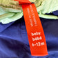 Navy with Green Trim Swim Shorts / 6-12m