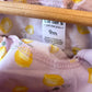 Lemon Overall Shorts / 9m