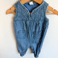 Denim Like Quilted Jumpsuit / 3-6m