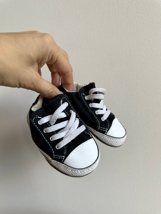 Converse Velcro Shoes / Size 3 Infant