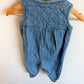 Denim Like Quilted Jumpsuit / 3-6m