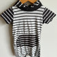 Stripe Hooded Romper / 12m