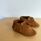 Brown Tassle Soft Sole Slippers / 18-24m