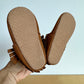 Brown Tassle Soft Sole Slippers / 18-24m
