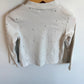 White Dot Collared Long Sleeve Top / 2-3T