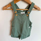 Organic Sage Muslin Overalls / 3m