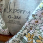 Milkberry Bamboo Floral + Tulle Dress / 0-3m