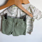 Alligator T-shirt + Sage Shorts Set / 12m