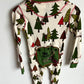 Lazy Pants Trees One Piece PJs / 3T