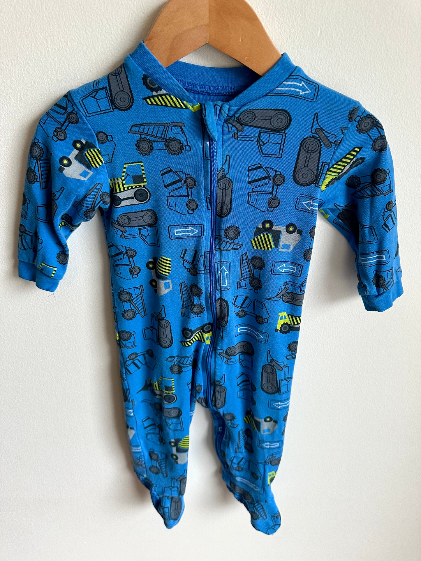 Blue Construction Vehicle Sleeper / 6-12m