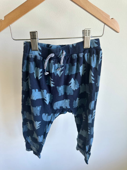 Bear Drop Crotch Pants / 18-24m