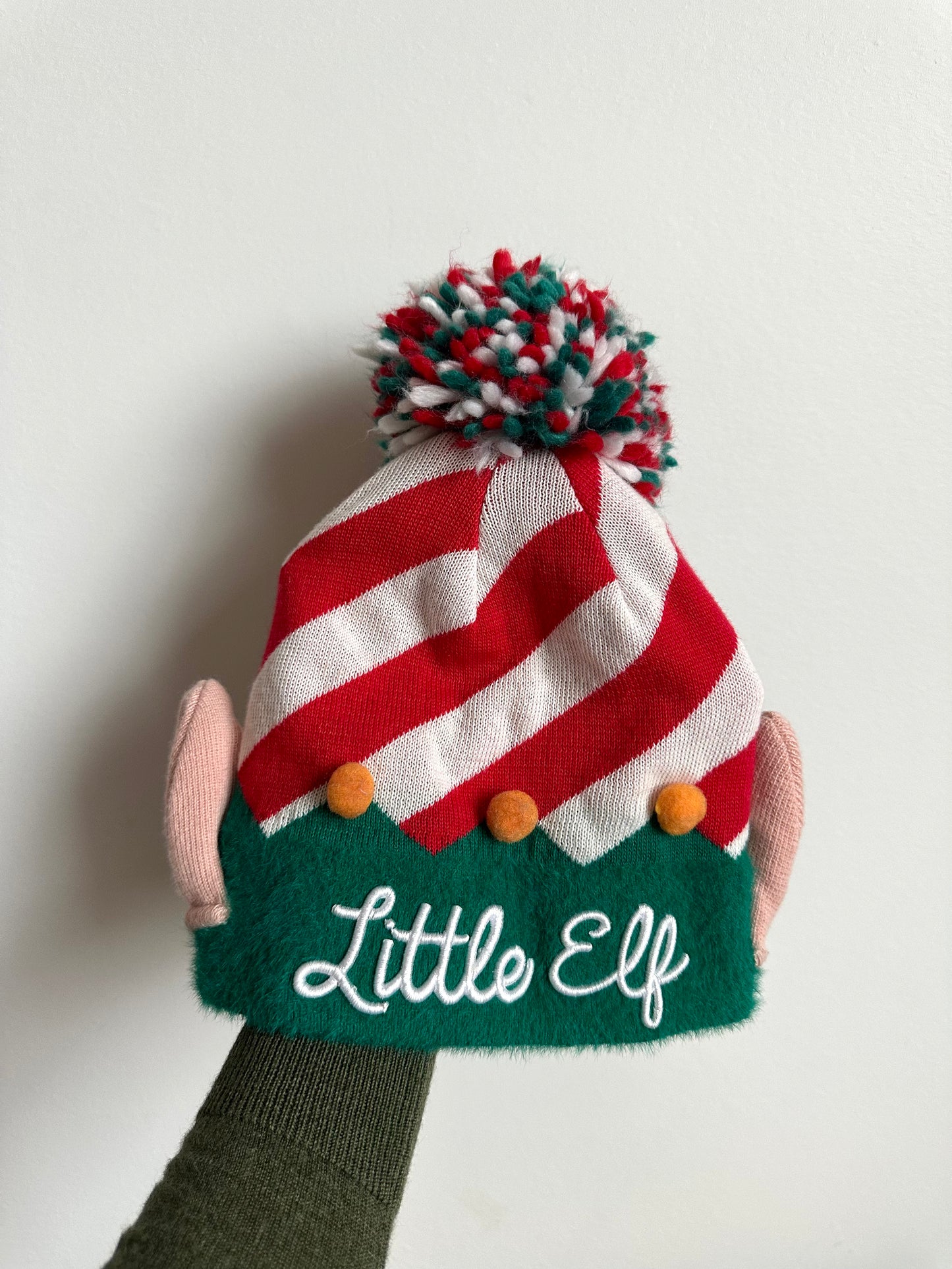 Little Elf Pom Pom Toque / 2-3T