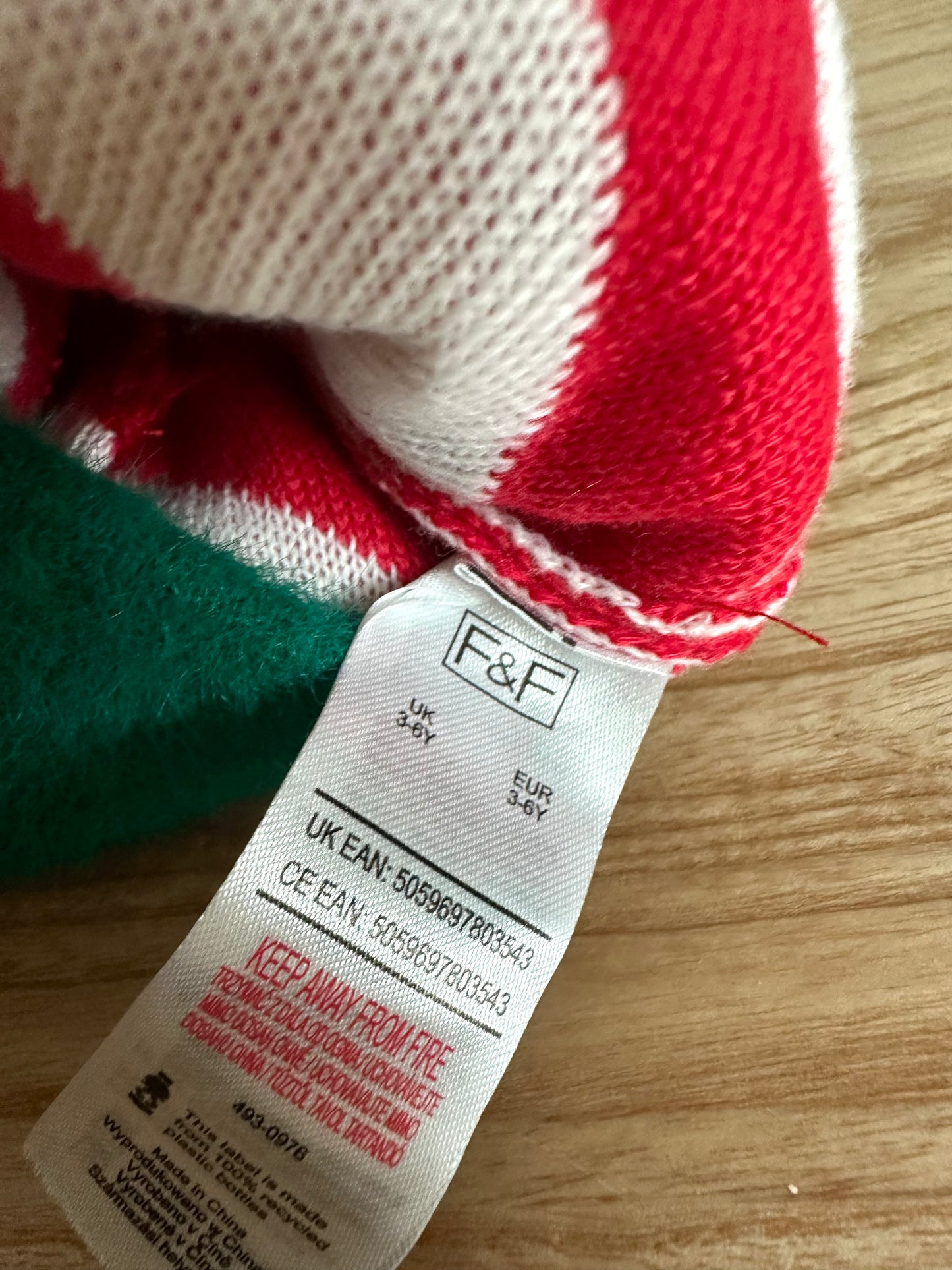 Little Elf Pom Pom Toque / 2-3T