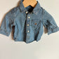 Gap Collared Chambray Long Sleeve / 3-6m