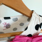 Polka Dot Pink Bow Dress / 4T