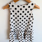 Polka Dot Pink Bow Dress / 4T